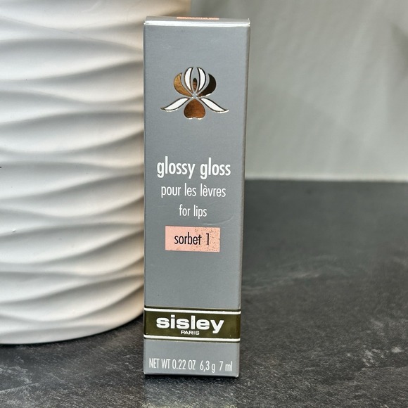 NEW Sisley Glossy Gloss Lip Gloss 1 SORBET Full Size DISCONTINUED - Picture 5 of 10